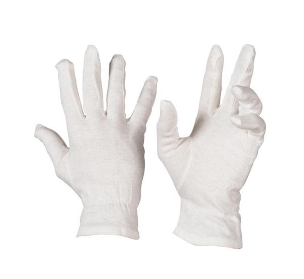 Gloves Cotton lined white woman pz.12