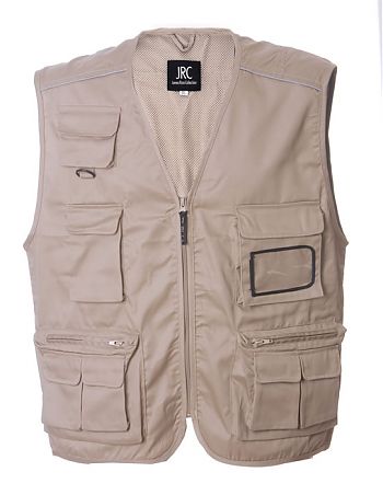 New Safari JRC men's multi-pocket vest