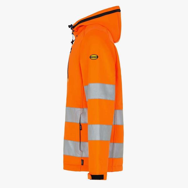 High-visibility softshell jacket