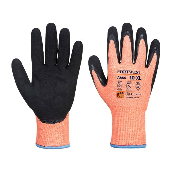 Vis-Tex anti-cut winter work glove HR Nitrile A646