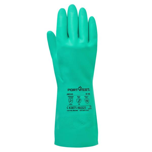 Chemical protection glove Nitrosafe A810 Pack of 12 pairs