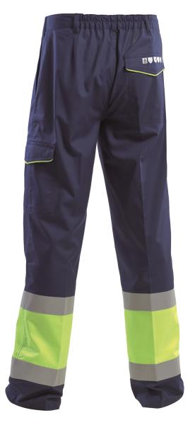 Multiprotection high visibility fireproof trousers