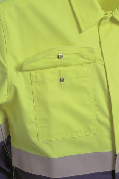 Multiprotection high visibility fireproof jacket
