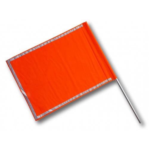 Bandiera segnaletica con manico in alluminio