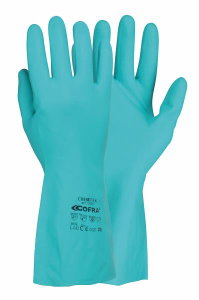 Nitrile Gloves Chemitek Cat. lll Cofra Pack of 12 pairs