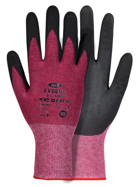 Evoduo Cofra Nitrile / Polyurethane Gloves Pack of 12 pairs