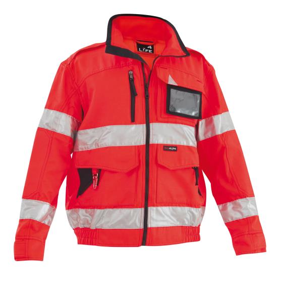 First Aid jacket with reflex bands