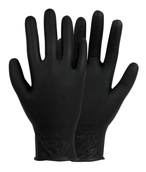 Disposable gloves in nitrile Grablight (Black) Cofra