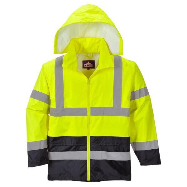 Classic Two-Tone Rainproof High Visibility Jacket