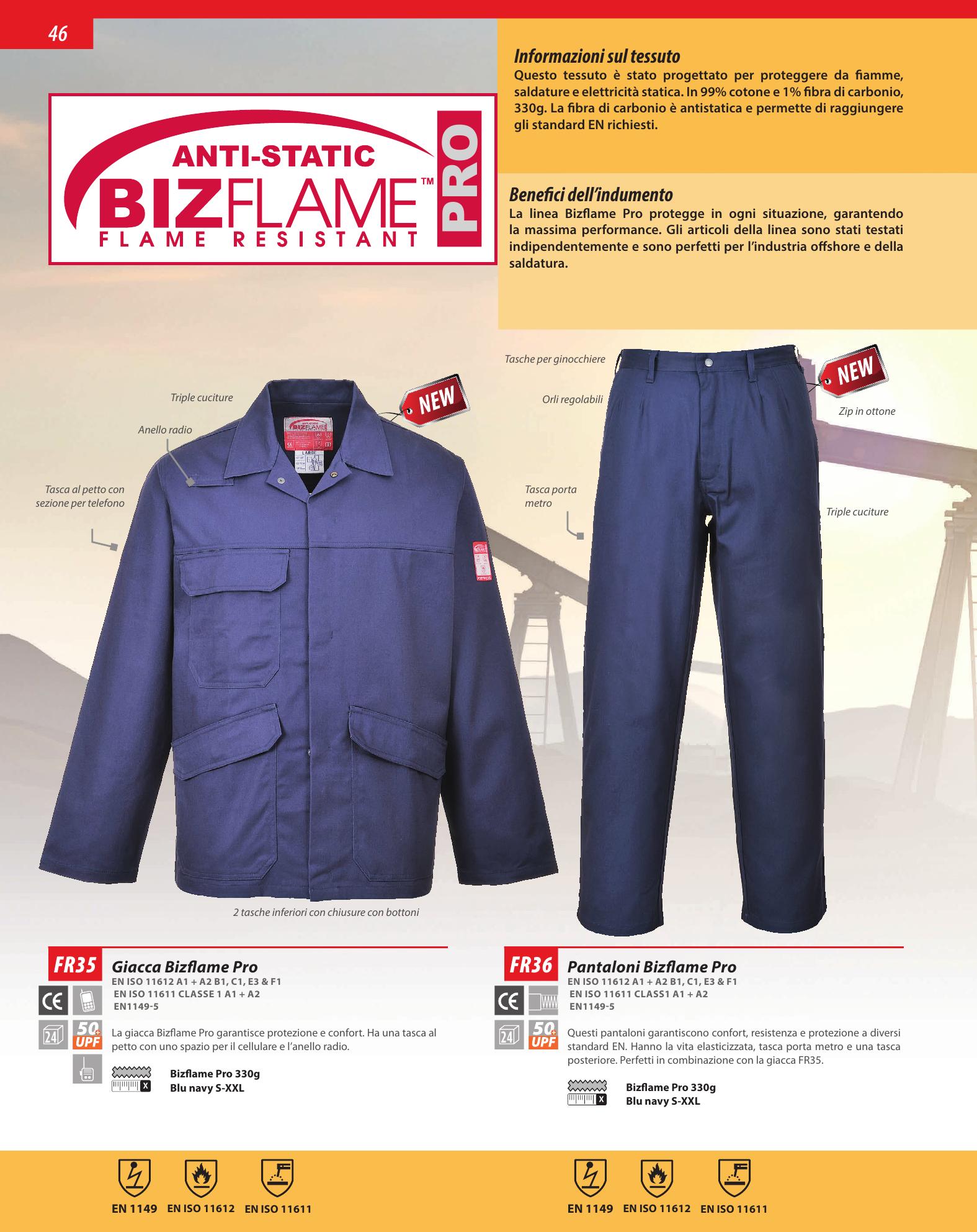 Giacca Bizflame Pro FR35 