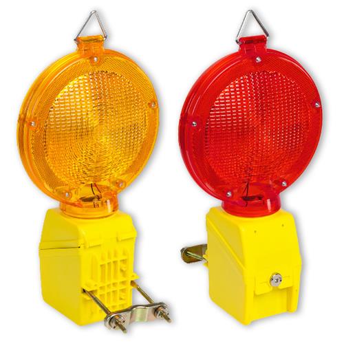 Single-row flashing yellow LED lamp