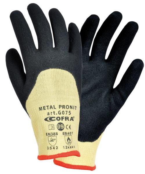 Glove Cofra Metal pro-nit kevlar nitrile Pack of 12 pairs