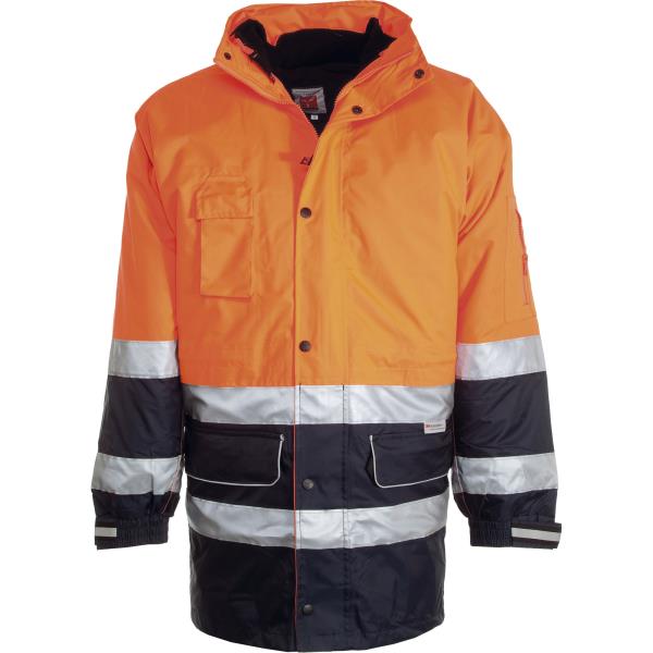 parka security triple use bicolored reflective bands