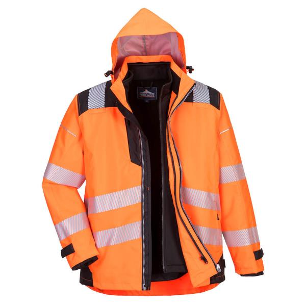 3 in 1 high visibility jacket PW365