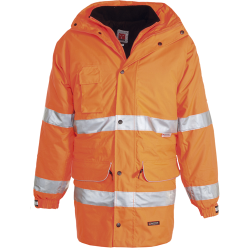 Parka four uses high visibility Airplus