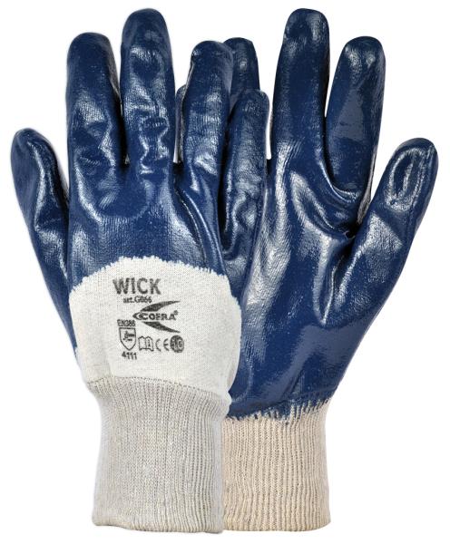 Gloves Cofra wick CAT.II Nitril Pack of 12 pairs