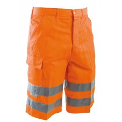 High visibility summer work bermuda shorts