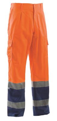 Pantalone bicolore da lavoro alta visibilità