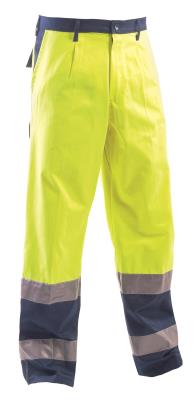 Pantalone bicolore da lavoro alta visibilità