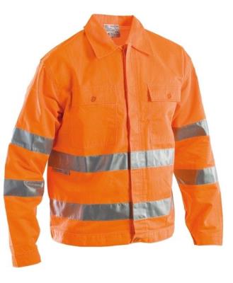 High visibility summer work jacket