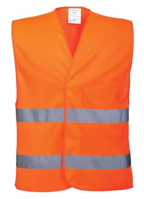 High visibility vest with two bands C474 Vest-port