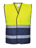 Two-tone high-visibility vests C484