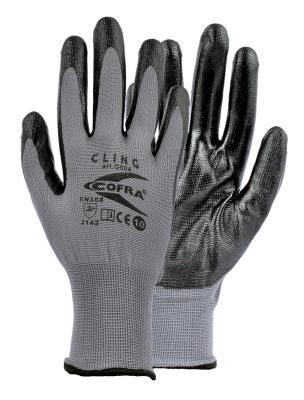 Gloves Cofra Cling CAT.II Nitrile Pack of 12 pairs