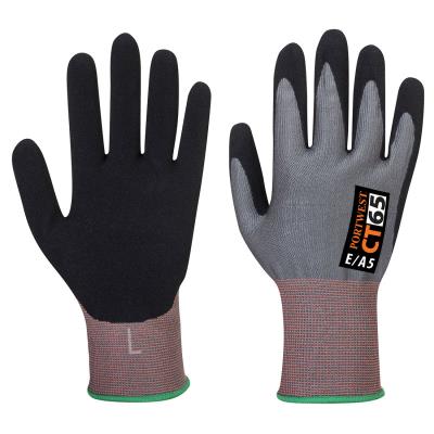 CT65 nitrile foam cut resistant glove