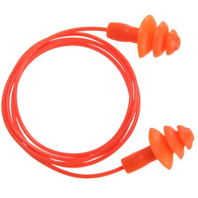 Reusable TPR ear plugs with string (50 pairs) EP04