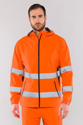Ecolight high visibility softshell jacket