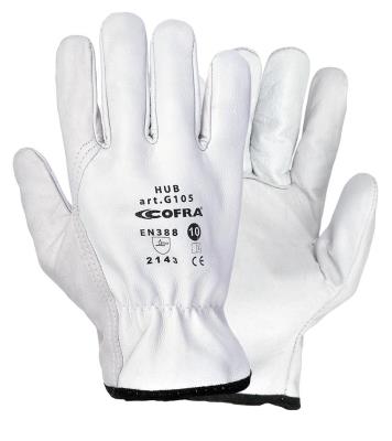 Glove Cofra Hub Leather Cat Il Pack of 12 pairs