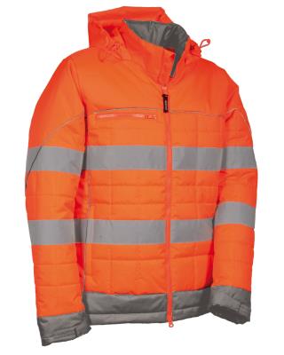 Recife Cofra high visibility work down jacket