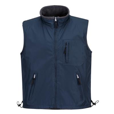 Reversible padded vest S418