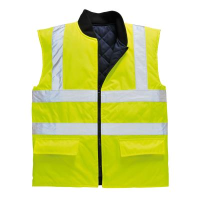 Hi-Vis reversible padded vest