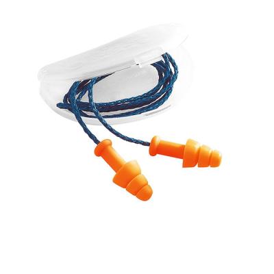 Reusable earplugs with Smart Fit cord. Pack of 50 pairs
