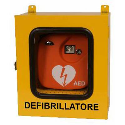External metal cabinet for defibrillator DEF041